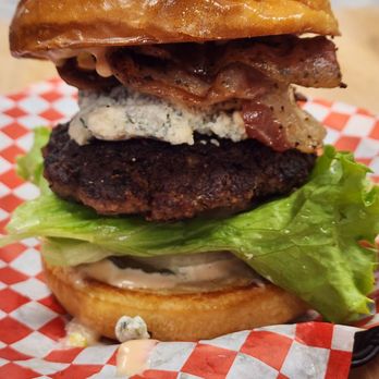 Red Wagon Burger - Blue cheese burger - Burgers Near Me - Renton, Washington Red Wagon Burger - Blue cheese burger - Burgers Near Me - Renton, Washington