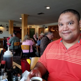 Diamond Shoals - Hubby making silly faces - Seafood Near Me - Buxton, North Carolina