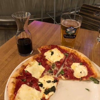 Piecasso - Margarita Pizza, Von Trapp Lager and Cabernet Sauvignon ... fun site for lunch or dinner, simply yummy and super friendly! - Pizza Near Me - Stowe, Vermont Piecasso - Margarita Pizza, Von Trapp Lager and Cabernet Sauvignon ... fun site for lunch or dinner, simply yummy and super friendly! - Pizza Near Me - Stowe, Vermont