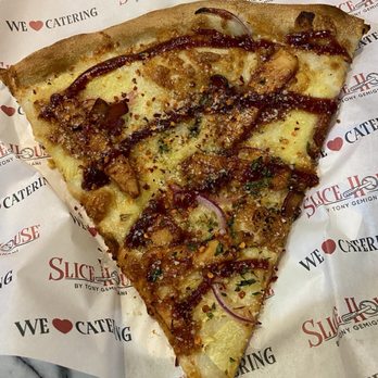 Slice House by Tony Gemignani - A slice of BBQ chicken - Pizza Near Me - Mountain View, California Slice House by Tony Gemignani - A slice of BBQ chicken - Pizza Near Me - Mountain View, California