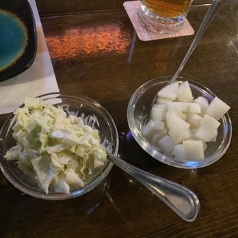Angry Chicken - Cole slaw and pickled radishes - Chicken Wings Near Me - Aurora, Colorado