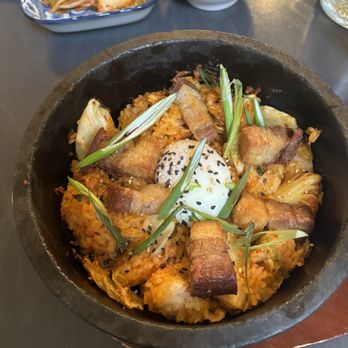 Miss Kim - Kimchi Pork Fried Rice - Korean Near Me - Ann Arbor, Michigan Miss Kim - Kimchi Pork Fried Rice - Korean Near Me - Ann Arbor, Michigan