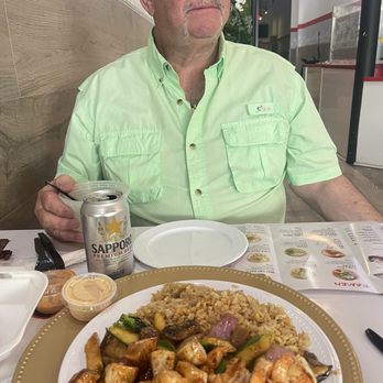 Yume Hibachi - The Chef loved his chicken and shrimp combo! - Japanese Near Me - Miami, Florida Yume Hibachi - The Chef loved his chicken and shrimp combo! - Japanese Near Me - Miami, Florida