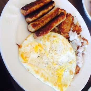 Apovini Grill - Sausage, egg, potatoes - Greek Near Me - Troy, Michigan