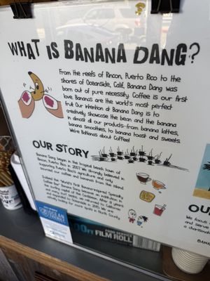 Menu photo 1 Banana Dang Coffee Oceanside, CA