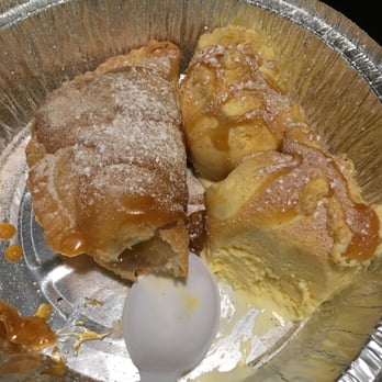 Tomatillo's Fresh Mex - apple empanada. yummy! - Mexican Near Me - Venice, Florida