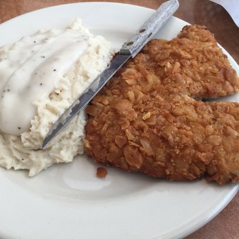 Blake's Restaurant - Believe it or not, this is a fried pork chop! - American Near Me - Candor, North Carolina