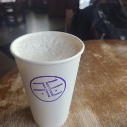Freedom of Espresso - Look at that delicious cup of foam! It might have been half full at best.