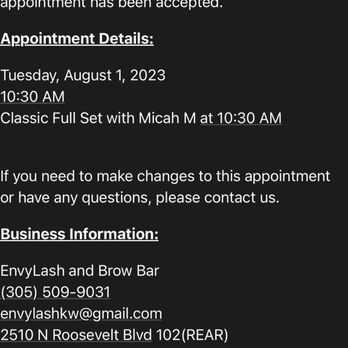 EnvyLash & Brow Beauty Bar - Eyelash Service Near Me - Key West, Florida