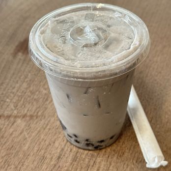 Uncharted Tea - the leviathan - nitro coffee, taro, oat milk, simple syrup, boba - Cafes Near Me - Portland, Maine