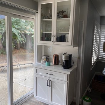 Kitchen Reface Depot - Added coffee/wine bar - Kitchen & Bath Near Me - San Jose, California