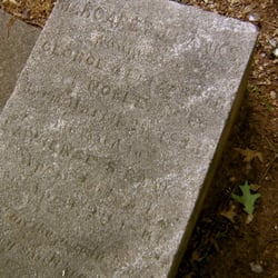 Lafayette St. Cemetary - believed to be Alexander Ross' grave 1783-1849