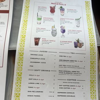 Rigo - Drink menu - Spanish Near Me - Honolulu, Hawaii Rigo - Drink menu - Spanish Near Me - Honolulu, Hawaii