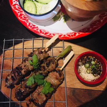 Rim Tanon - Papaya Salad and Grilled Pork Skewers - Thai Near Me - Houston, Texas Rim Tanon - Papaya Salad and Grilled Pork Skewers - Thai Near Me - Houston, Texas