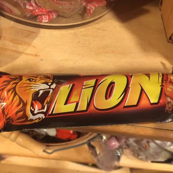 Samuel's Sweet Shop - a lion chocolate bar - Coffee & Tea Near Me - Rhinebeck, New York