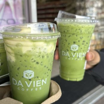 Da Vien Coffee - Banana Matcha & Matcha Foam - Desserts Near Me - Westminster, California