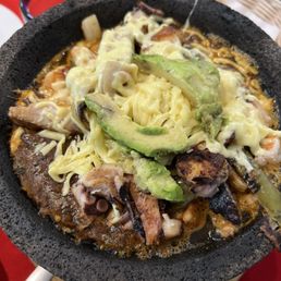 Seafood molcajete Seafood molcajete