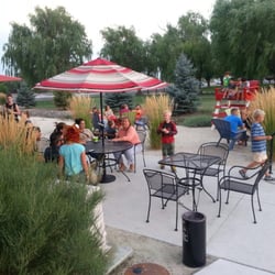 Yogurt Beach - Our patio seating..  Life's ALWAYS better at the BEACH!!