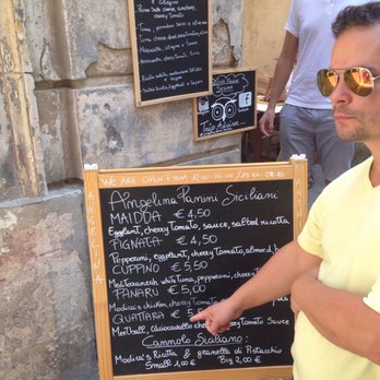 Angelina Panini Siciliani - Guess what he is getting:) - Sandwiches Near Me - Siracusa, SR Angelina Panini Siciliani - Guess what he is getting:) - Sandwiches Near Me - Siracusa, SR