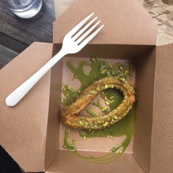 Xoco - Pistachio churro - "best churro I've had" $2.25 - Mexican Near Me - Chicago, Illinois Xoco - Pistachio churro - "best churro I've had" $2.25 - Mexican Near Me - Chicago, Illinois