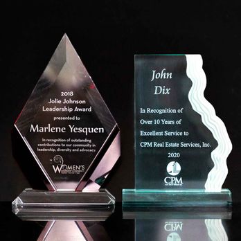 Northwest Trophy & Engraving - glass and jade awards - Engraving Near Me - Central Point, Oregon