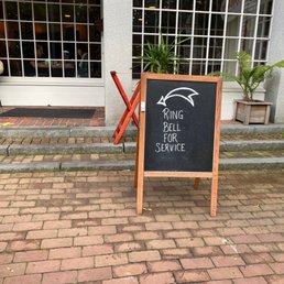 a blackboard with a message on it a blackboard with a message on it