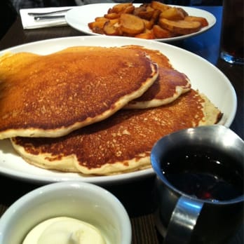 Heritage - Pancakes with Honey Butter and a side of Potatoes - New American Near Me - Richmond, Virginia Heritage - Pancakes with Honey Butter and a side of Potatoes - New American Near Me - Richmond, Virginia