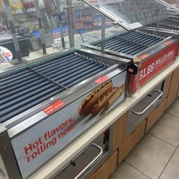 Closed down roller grills. Closed down roller grills.