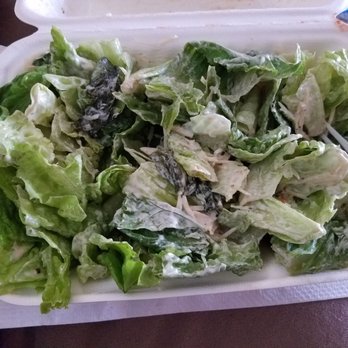 Dickey's Barbecue Pit - Medium Caesar salad with dressing from my fridge since it only came with roughly a tablespoon worth of dressing - Barbeque Near Me - Avondale, Arizona Dickey's Barbecue Pit - Medium Caesar salad with dressing from my fridge since it only came with roughly a tablespoon worth of dressing - Barbeque Near Me - Avondale, Arizona