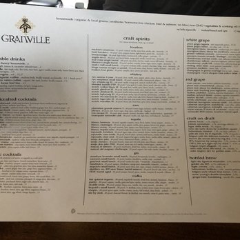 GRANVILLE - Menu - New American Near Me - Studio City, California GRANVILLE - Menu - New American Near Me - Studio City, California