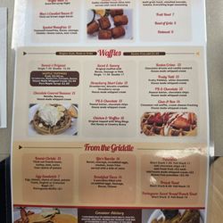 Ronnie’s Waffle’s - Updated menu