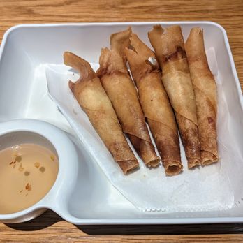 Basil Bowl - Hot and crunchy shrimp rolls were a hit. - Asian Fusion Near Me - Northville, Michigan