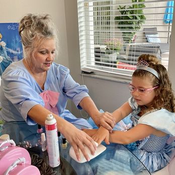 Magical Parties by Gwen - Gwen as the Fairy Godmother did all the girls nails. - Party Characters Near Me - Wesley Chapel, Florida Magical Parties by Gwen - Gwen as the Fairy Godmother did all the girls nails. - Party Characters Near Me - Wesley Chapel, Florida