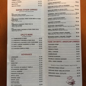 Modern Restaurant - a menu for a restaurant - Chinese Near Me - Walla Walla, Washington