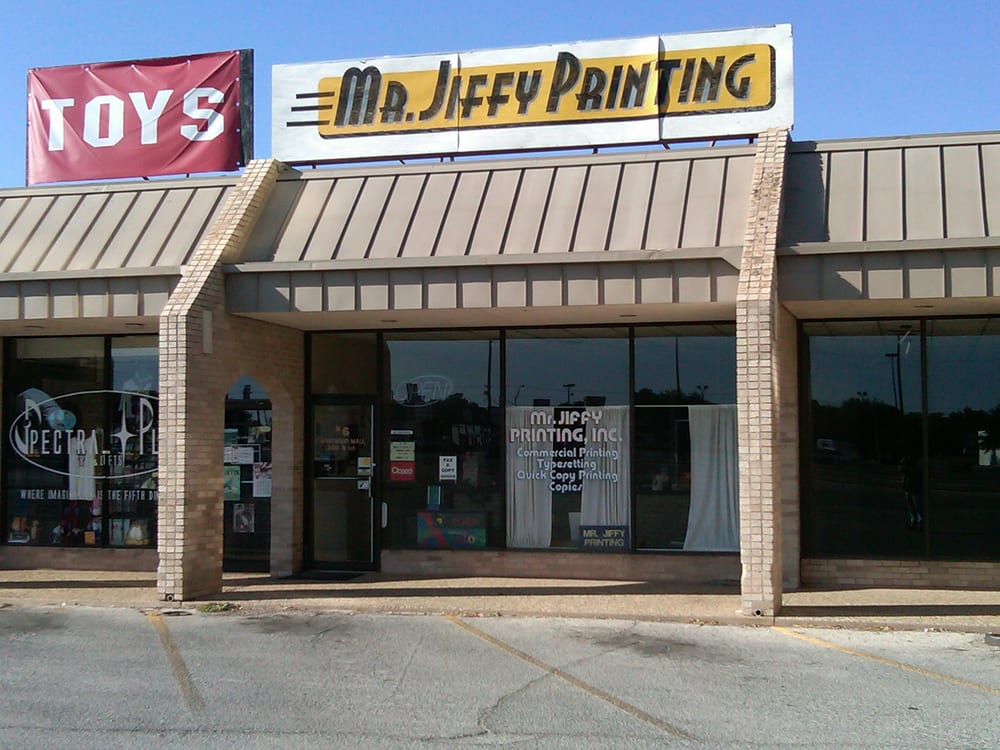 MR JIFFY PRINTING Updated July 2024 3490 N 1st St, Abilene, Texas