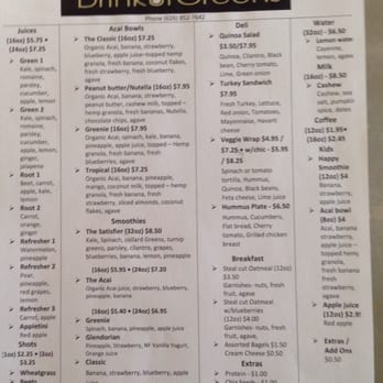 Fresh Kitchen - Here is their menu...acai bowl is my favorite - Sandwiches Near Me - Glendora, California