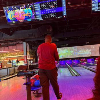 Bowlero Dania Beach - Bowling lanes just a bit shorter then traditional bowling alley's Neon lit with decent visibility - Bowling Near Me - Dania Beach, Florida