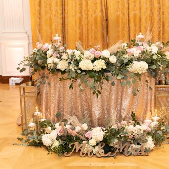 Celebrations by Brandi - Our sweetheart table with decor - Wedding Planning Near Me