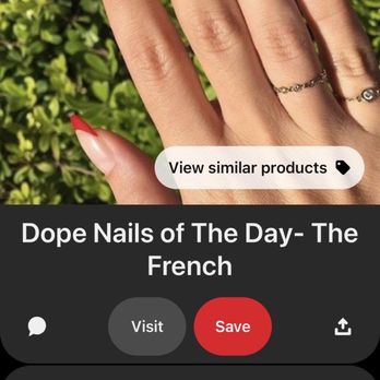 Lush Nail Bar - This was the reference photo. A simple french tip. - Nail Salons Near Me - Gilbert, Arizona Lush Nail Bar - This was the reference photo. A simple french tip. - Nail Salons Near Me - Gilbert, Arizona