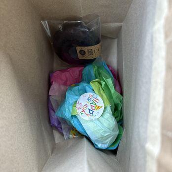 Ring Donuts - I bought a cup from them and mentioned it was for my partners birthday and they wrapped it up so sweetly! - Donuts Near Me - Los Angeles, California Ring Donuts - I bought a cup from them and mentioned it was for my partners birthday and they wrapped it up so sweetly! - Donuts Near Me - Los Angeles, California