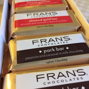 Fran's Chocolates - Almond gold bars and park bars - Chocolatiers & Shops Near Me - Seattle, Washington