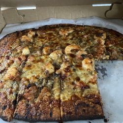Fremont Pizzeria & Restaurant - Burnt pizza
