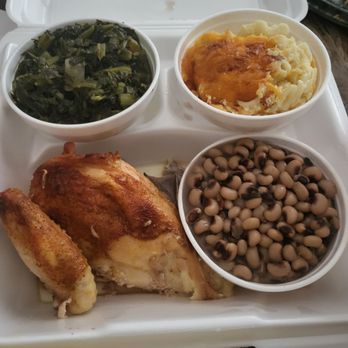 S & S Cafeteria - Oven Roasted Chicken, Turnips, Blackeyes, Mac n Cheese - Cafeteria Near Me - Macon, Georgia