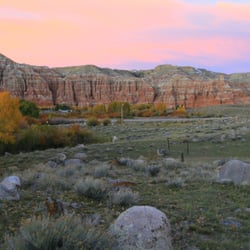 Jakey's Fork Homestead Bed & Breakfast - Wind River canyon, looking N.