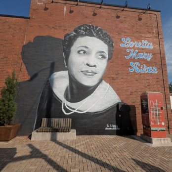 Loretta Aiken Mural - Public Art Near Me - Brevard, North Carolina Loretta Aiken Mural - Public Art Near Me - Brevard, North Carolina