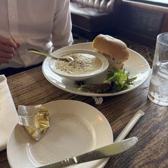 Old Fisherman's Grotto - 1/2 Sandwich & Chowder - Seafood Near Me - Monterey, California Old Fisherman's Grotto - 1/2 Sandwich & Chowder - Seafood Near Me - Monterey, California