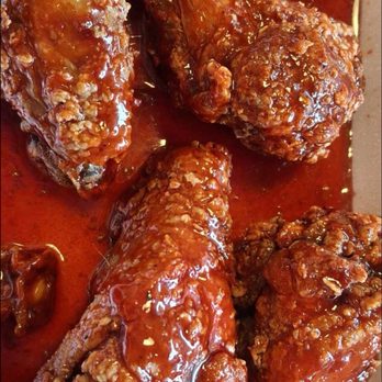 Fancy Garden - BBQ WINGS (8) (my mom started eating before taking the pic) - Chinese Near Me - Jacksonville, Florida Fancy Garden - BBQ WINGS (8) (my mom started eating before taking the pic) - Chinese Near Me - Jacksonville, Florida