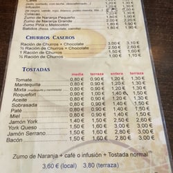 Cafeteria Ugarit - Menu