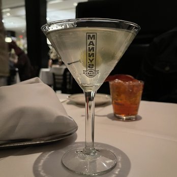 Manny's Steakhouse - Belvedere Dirty Martini - Steakhouses Near Me - Minneapolis, Minnesota