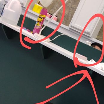 Elite Nail Salon - Roach killer to the left and his head coming up from sleeping to the right. Disgusting - Nail Salons Near Me - Gardner, Massachusetts